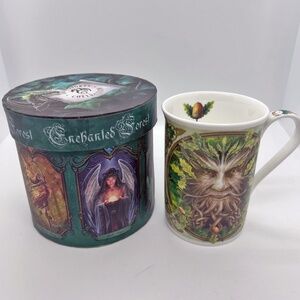 Anne Stokes "Oak King" Mug with Enchanted Forest Illustrated Storage box.